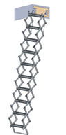 Aluminium schaartrap met montageplaat